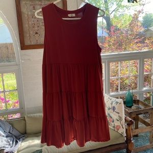 Orange dress size medium